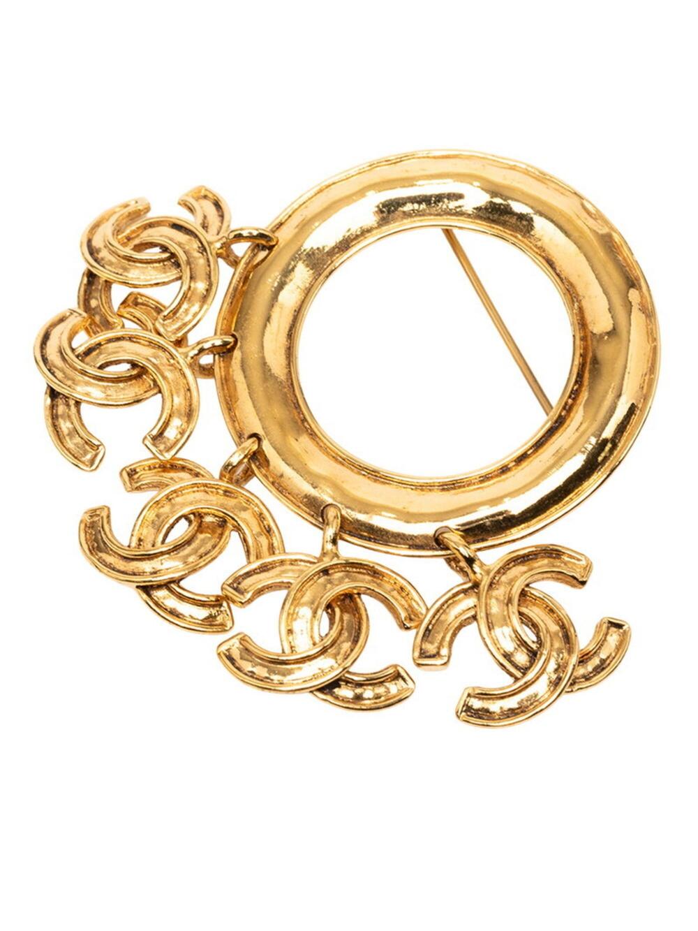 Chanel Cc Logo Brooch Metal #299322C10B